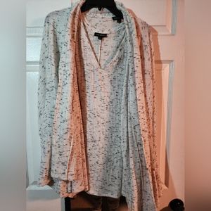 Lane Bryant cardigan and matching tank
